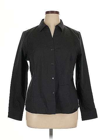 Jones New York 3/4 Sleeve Button-Down Shirt (view 1)
