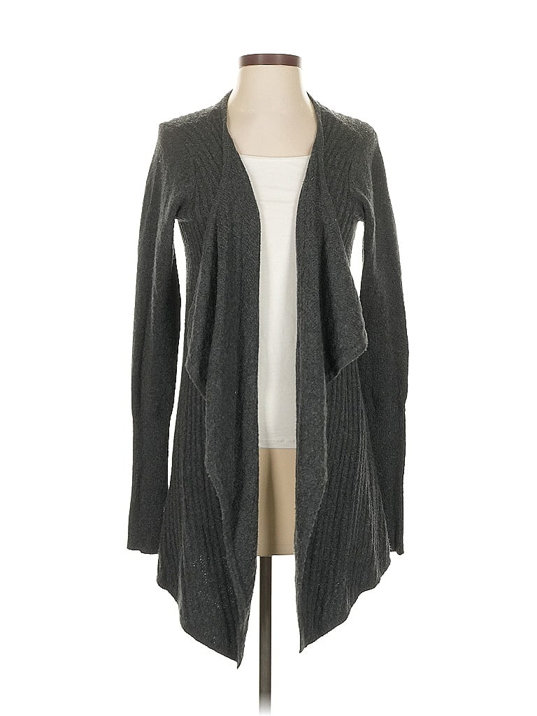 Pre-owned Sigrid Olsen Cardigan Sweater In Gray