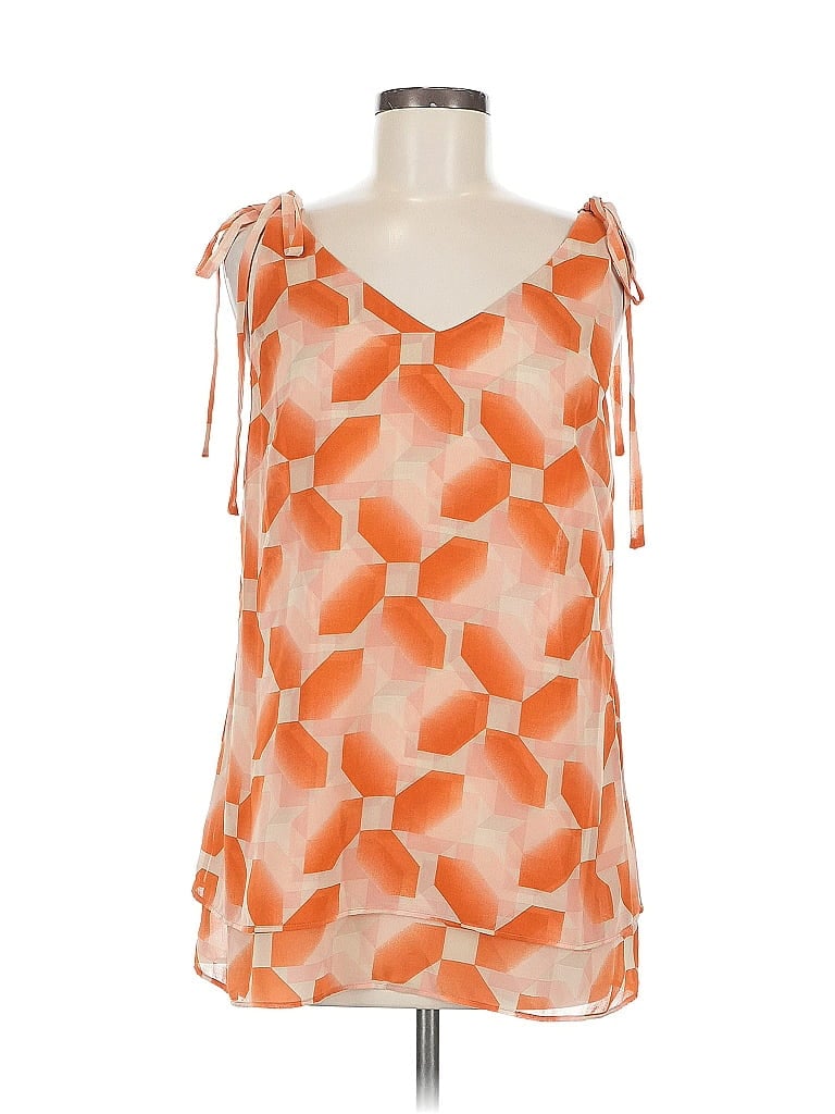 CABI Pre-owned Sleeveless Blouse In Orange