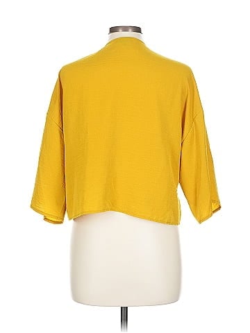 Topshop 3/4 Sleeve Button-Down Shirt (view 2)