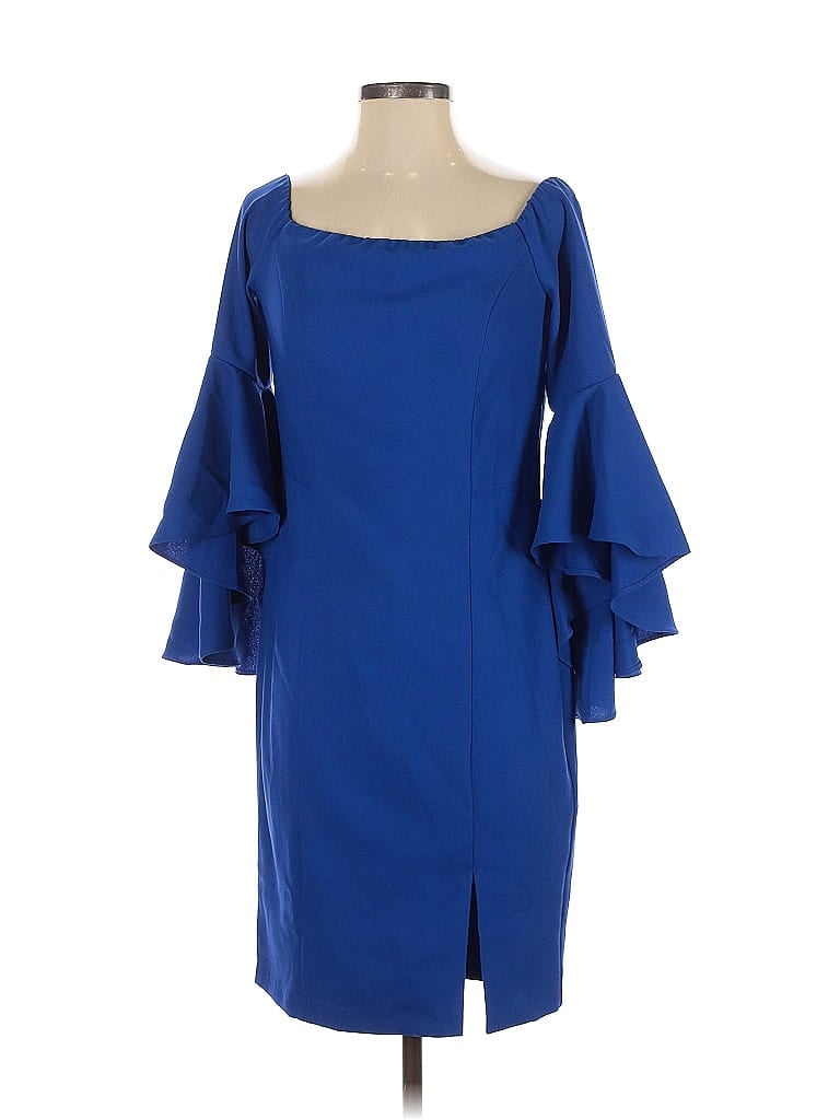 Pre-owned Venus Cocktail Dress In Blue