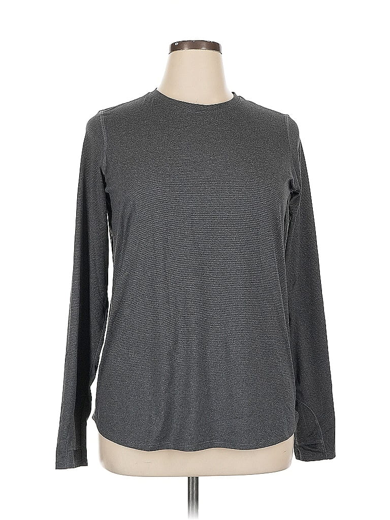 Click to view more detailed imagery on our partner's website Pre-owned Zella Long Sleeve T-shirt In Gray