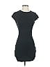 Zara Solid Black Casual Dress Size S - photo 1