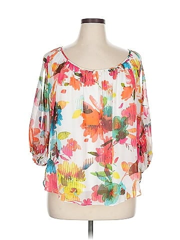 Boston Proper 3/4 Sleeve Blouse (view 1)