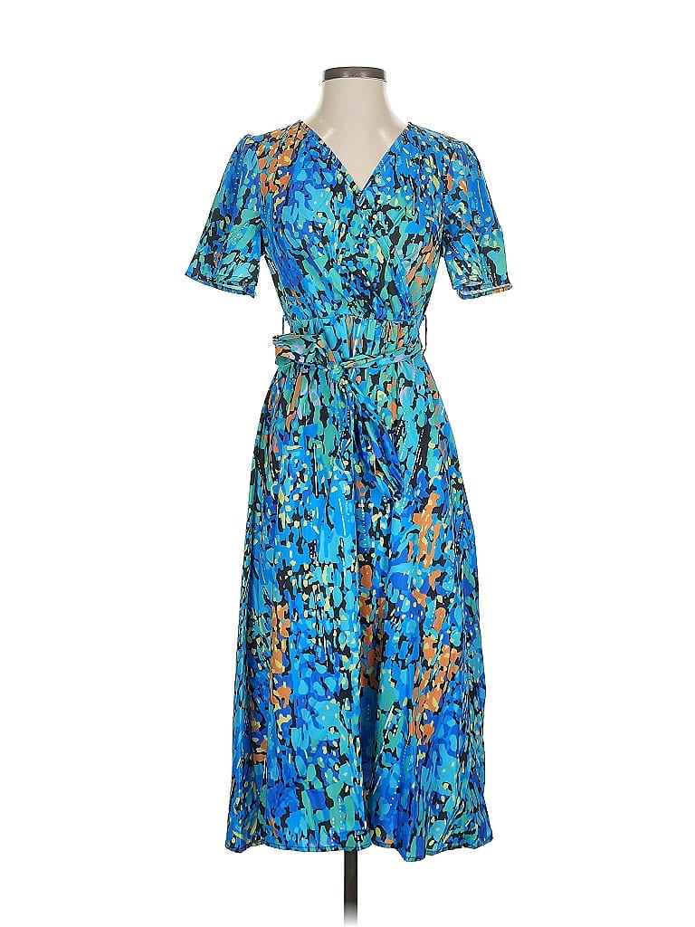 Pre-owned Unbranded Cocktail Dress In Blue