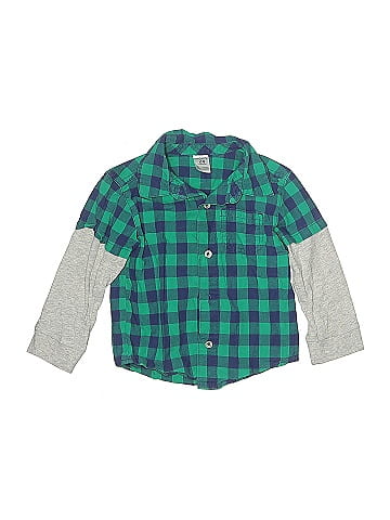 Carter's Long Sleeve Button-Down Shirt (view 1)