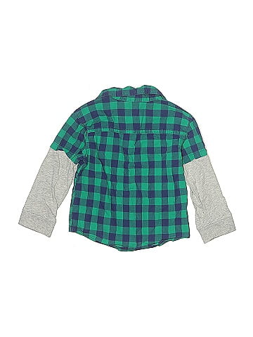 Carter's Long Sleeve Button-Down Shirt (view 2)