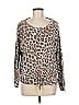 Ruby Rd. Animal Print Brown Cardigan Size M - photo 1