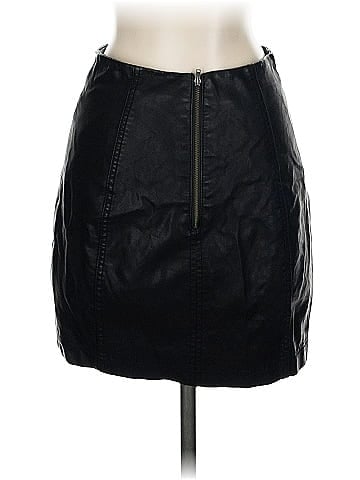 Free People Faux Leather Skirt (view 2)