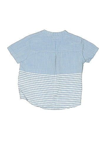 Just One Year by Carter's Short Sleeve Button-Down Shirt (view 2)