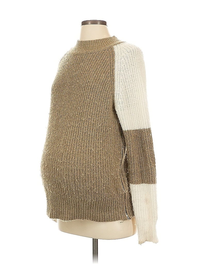 Pre-owned Ripe Turtleneck Sweater In Brown