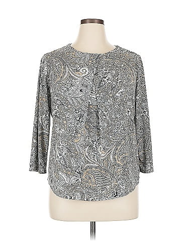Liz Claiborne Career 3/4 Sleeve Top (view 1)