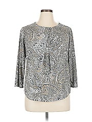 Liz Claiborne Career 3/4 Sleeve Top