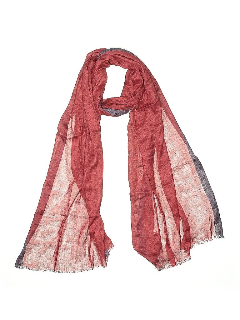 Pre-owned Assorted Brands Scarf In Red