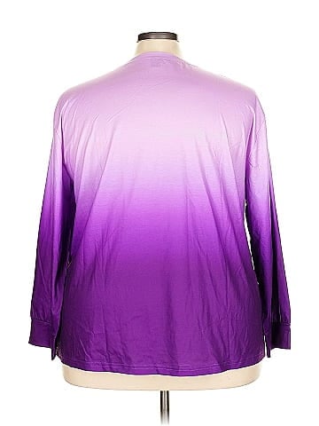 Shein Curve 3/4 Sleeve T-Shirt (view 2)