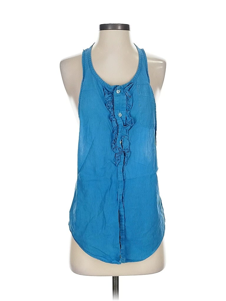 Click to view more detailed imagery on our partner's website Pre-owned Urban Renewal Sleeveless Blouse In Blue