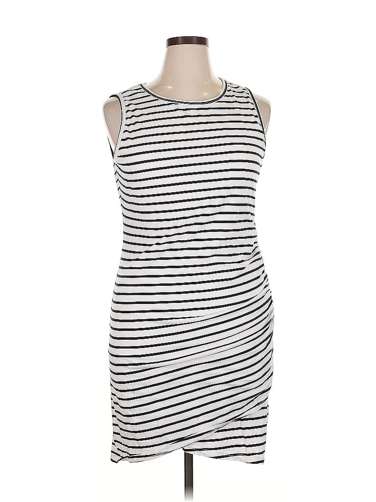 Pre-owned Btfbm Casual Dress In White