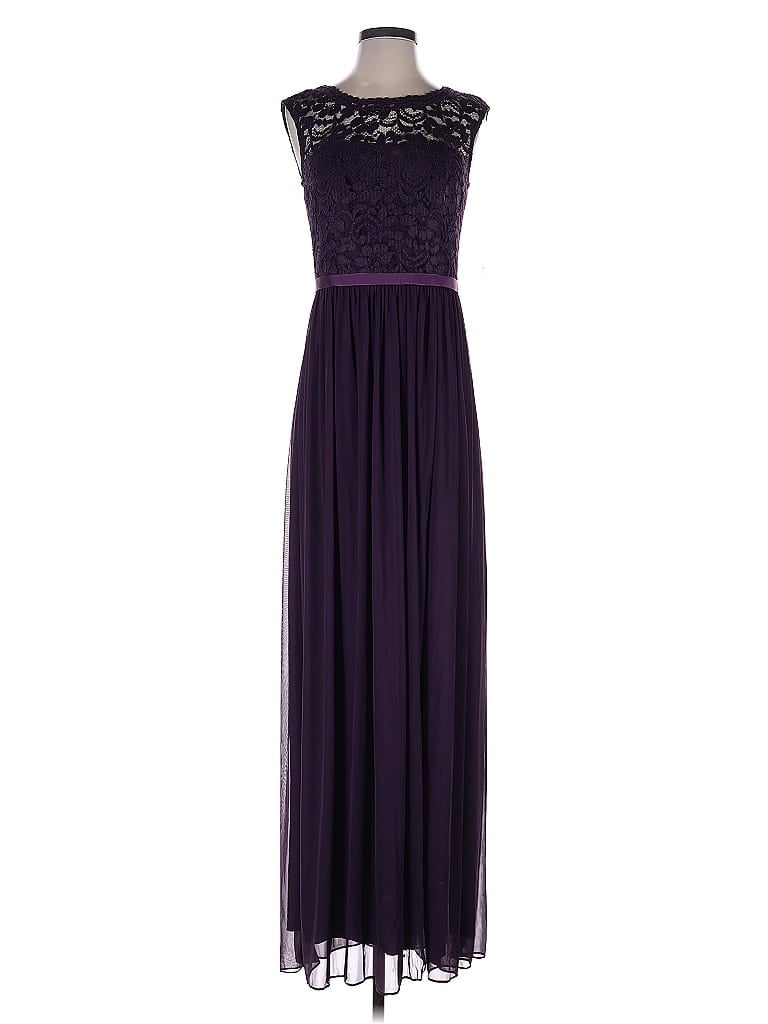 Pre-owned David's Bridal Cocktail Dress In Purple