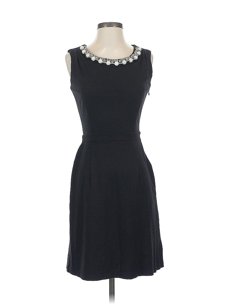 Pre-owned A.n.a. A New Approach Cocktail Dress In Black