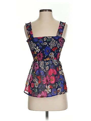 Aqua Sleeveless Top (view 1)