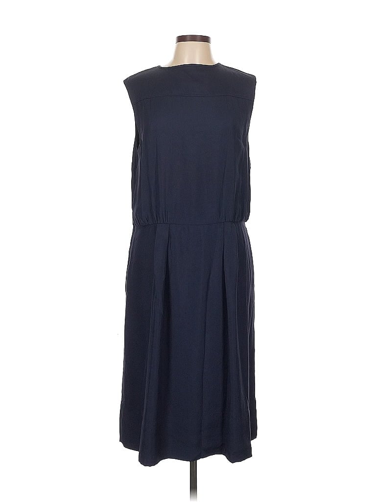 Pre-owned J.crew Collection Casual Dress In Blue