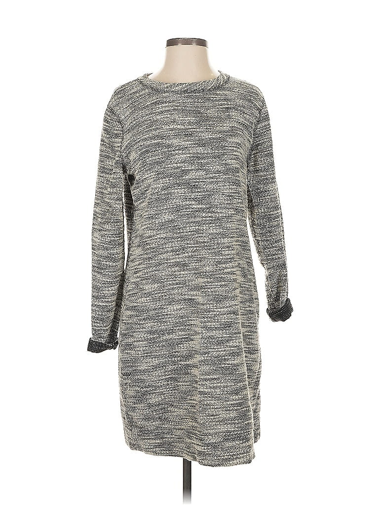 Pre-owned Lou & Grey Casual Dress In Gray