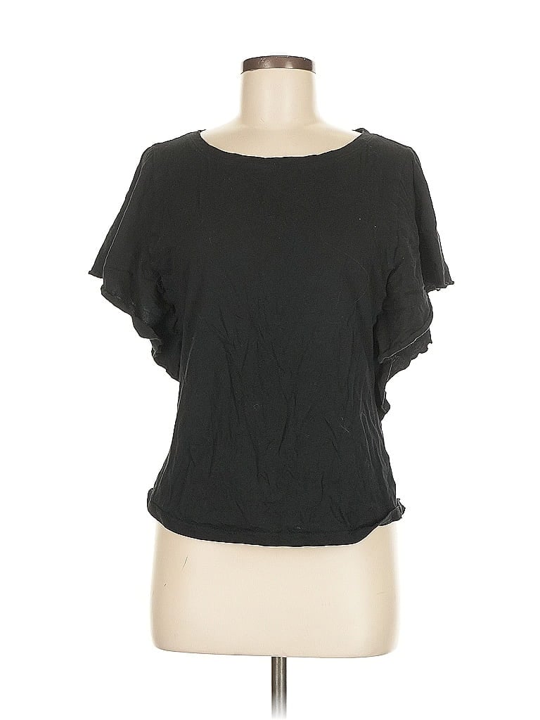 Pre-owned Gap Short Sleeve T-shirt In Black