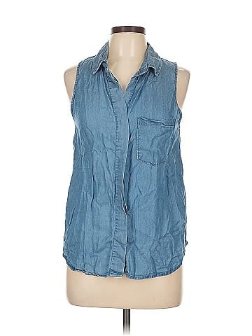 Thread & Supply Sleeveless Button-Down Shirt (view 1)