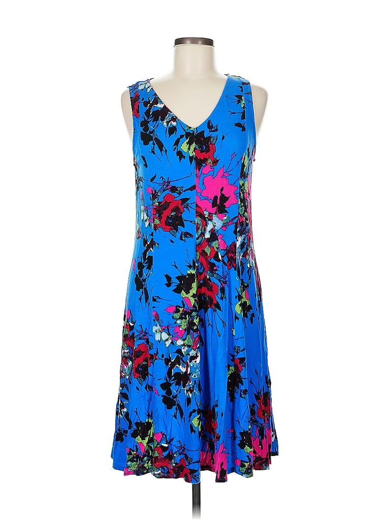 Pre-owned Chelsea & Theodore Casual Dress In Blue