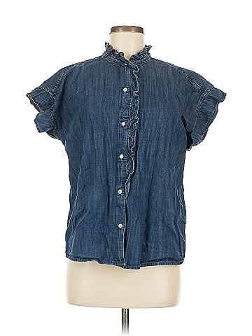 Free Assembly Short Sleeve Blouse (view 1)