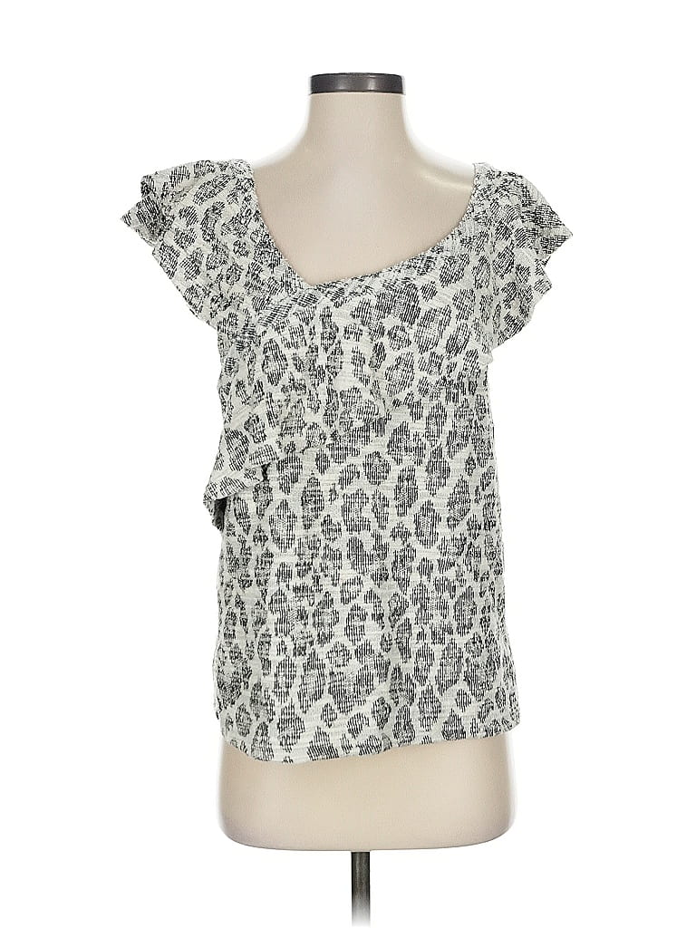 Click to view more detailed imagery on our partner's website Pre-owned Left Coast By Dolan Short Sleeve T-shirt In Silver