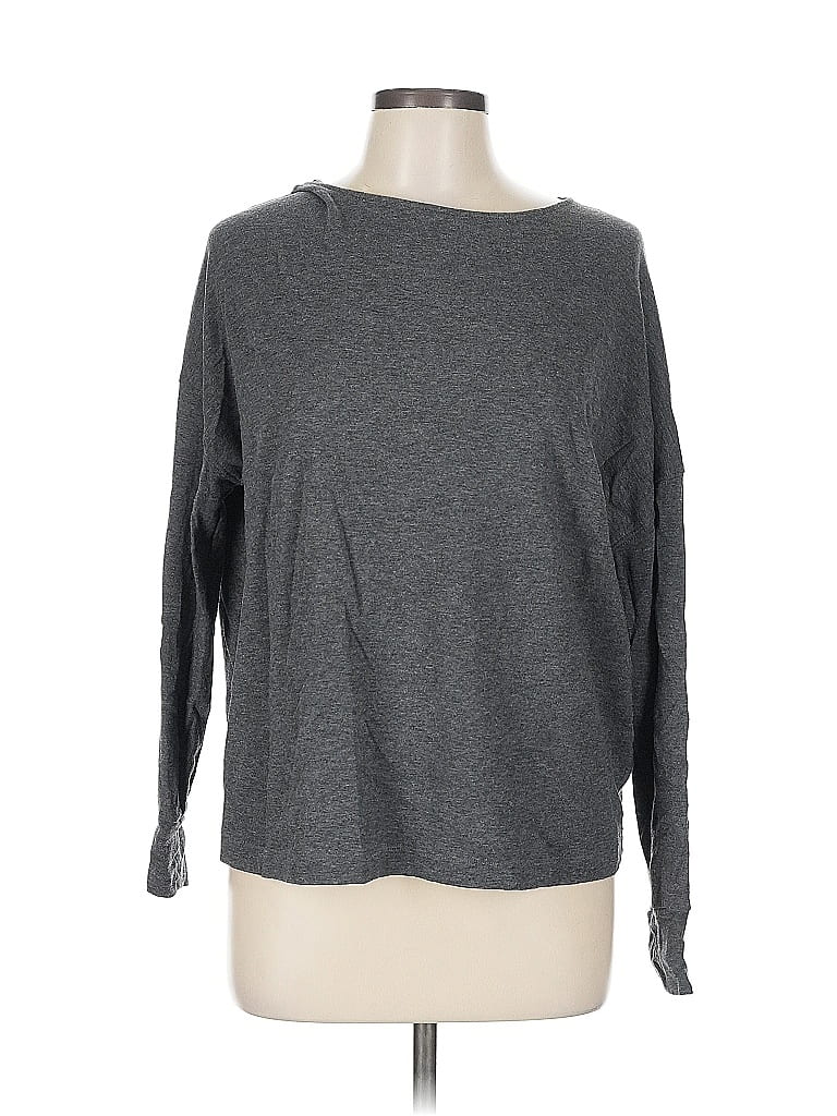 Pre-owned Vince 3/4 Sleeve T-shirt In Gray