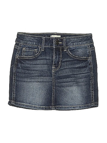 SO Denim Skirt (view 1)