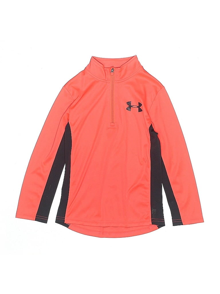 Pre-owned Under Armour Kids' Track Jacket In Orange