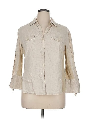 Cathy Daniels 3/4 Sleeve Button-Down Shirt (view 1)