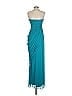 David's Bridal 100% Polyester Teal Cocktail Dress Size 2 - photo 2