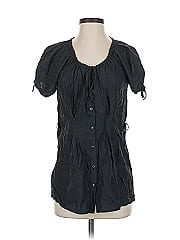 Armani Exchange Short Sleeve Silk Top