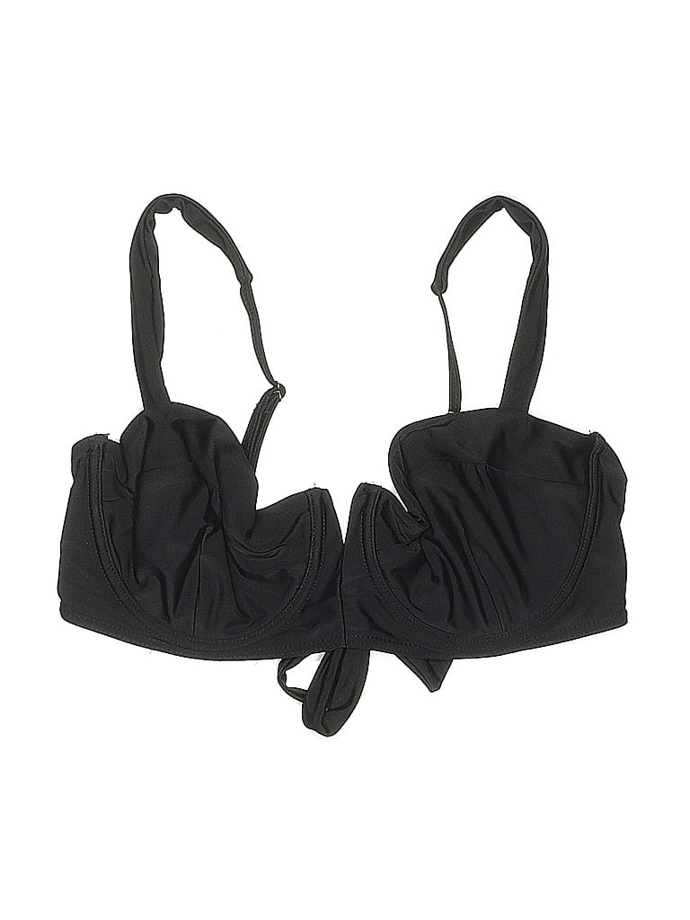 Pre-owned Unbranded Swimsuit Top Black Swimwear