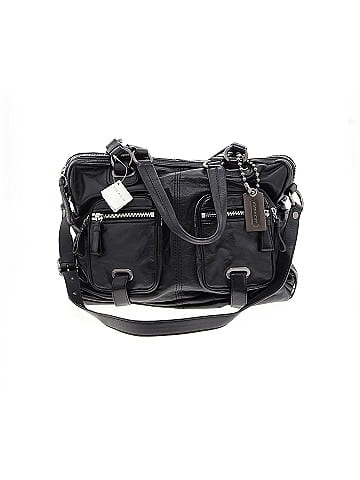 Coach Factory Leather Satchel (view 1)