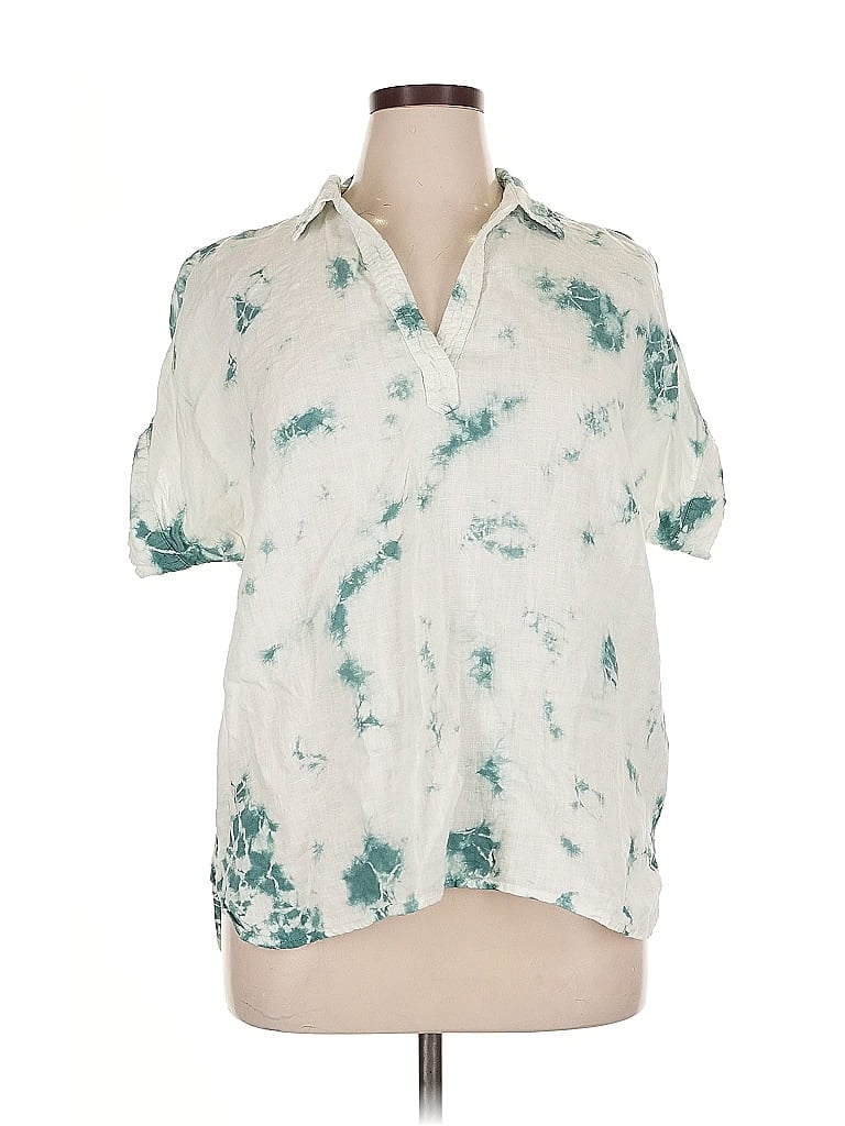 RACHEL ZOE TJX Pre-owned Short Sleeve Blouse In White