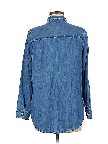 Motherhood Long Sleeve Button-Down Shirt (view 2)