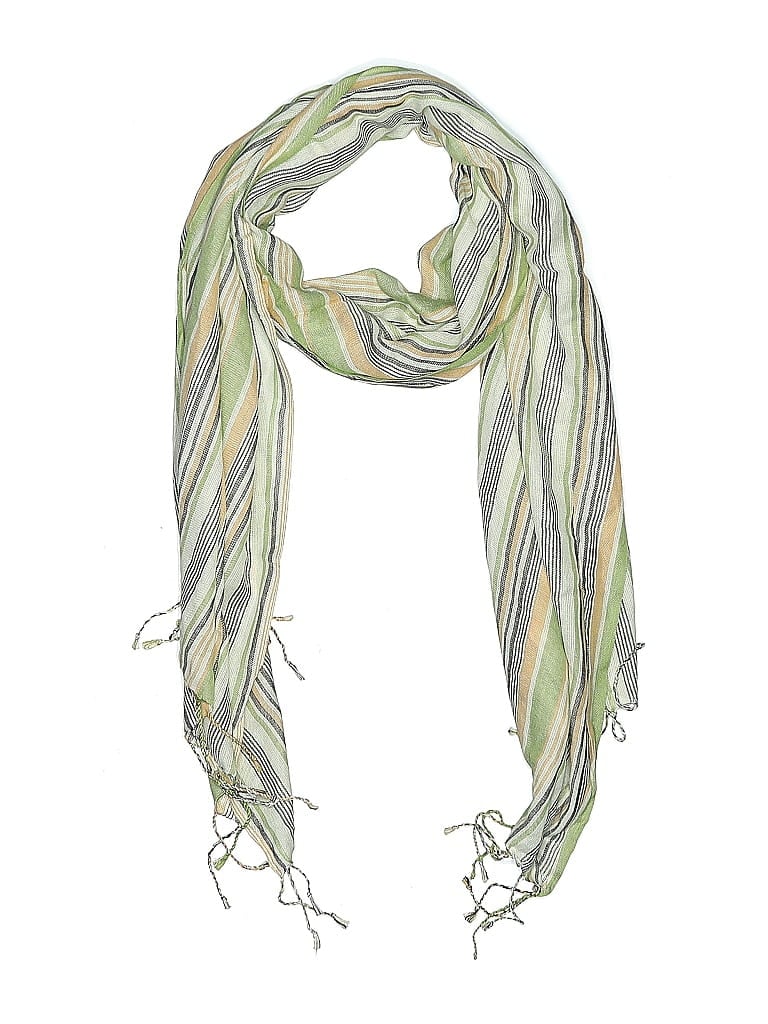 Pre-owned Unbranded Scarf In Green