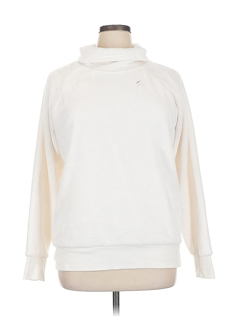 Pre-owned Gaiam Sweatshirt In White