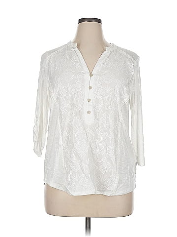 Democracy 3/4 Sleeve Blouse (view 1)