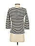 Madewell Stripes Ivory 3/4 Sleeve Top Size XS - photo 2