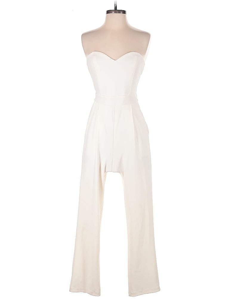 Pre-owned Express Jumpsuit In White