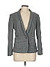 Ann Taylor LOFT 100% Cotton Tweed Gray Blazer Size M - photo 1