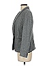 Ann Taylor LOFT 100% Cotton Tweed Gray Blazer Size M - photo 4