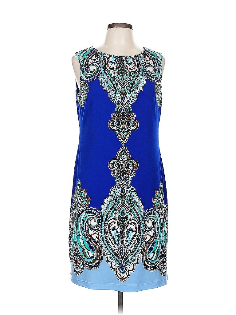 Click to view more detailed imagery on our partner's website Pre-owned Inc International Concepts Cocktail Dress In Blue