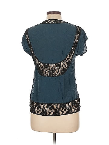 Falls Short Sleeve Silk Top (view 2)